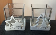 Tiziano Keramik Deko Windlicht versch. Motive Baum bzw Stern   NEU