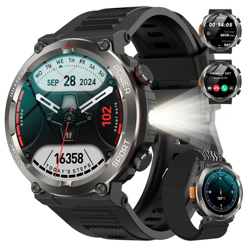 Smartwatch herren militär - smartwatch,