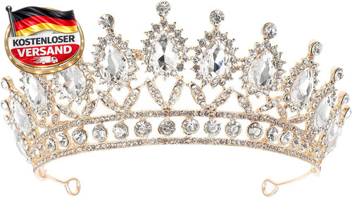 Rhinestone tiara damen - rhinestone,