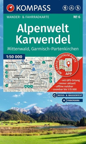 Kompass wanderkarte 6 - /,