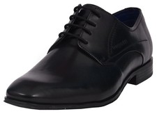 BUGATTI Schnürschuh Blockabsatz, Abendschuh, Businessschuh, Festtagsschuh, Gr.41