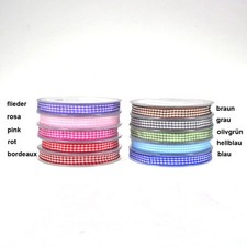 25m Dekoband kariert 10mm