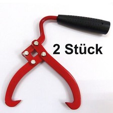 SONDERANGEBOT 2er SET Handpackzange,Packzange,Holzzange,Holzgreifer,Tragehilfe