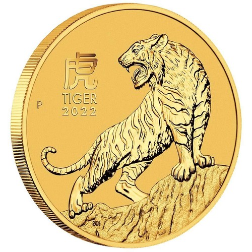 Goldmünze jahr des - des, tigers