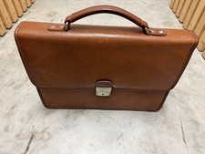 Shalimar Herrenledertasche braun - Top Zustand