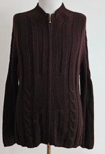 JOE TAFT Damen Jacke Strickjacke  Cardigan Gr.44 Merino Wolle PLX