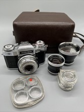 ZEISS CONTAFLEX Super BC Kameraset, 3x Objektive, Vorsatz-Linsen und B-Tasche