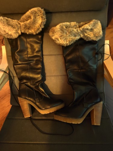 Winterstiefel aus kunstleder - aus,