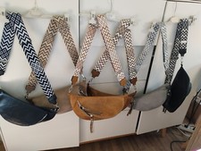 schöne vegane Kunstleder Beltbag Bauchtasche Crossover XL  NEU