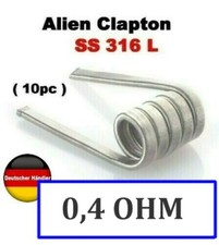 10 x ALIEN CLAPTON 0,4 Ohm