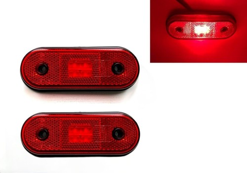 Led rot begrenzungsleuchte - 2x,