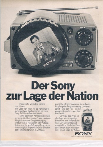 Sony werbeanzeige werbung - werbung,