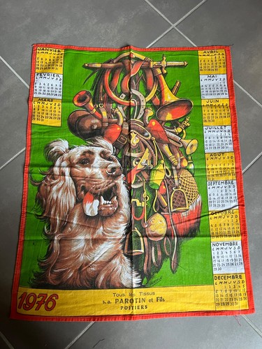 Tuch alter werbekalender 1976 - alter,