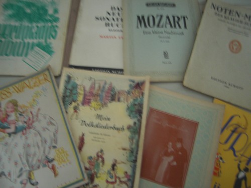 Alte klaviernoten gerdes m - -,