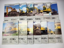 13x Prospekt Komatsu PW PC