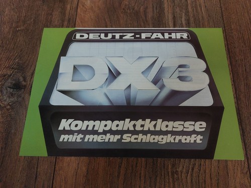 Original prospekt deutz fahr - deutz,