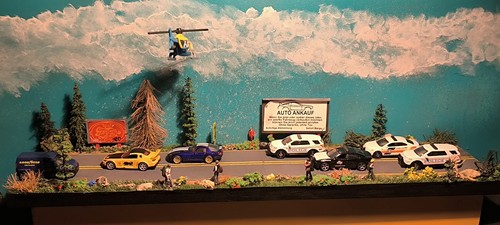 Landstraßendiorama für - 1:64,