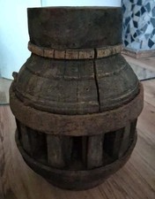 Antike wagenrad nabe 29cm - nabe,