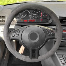 Wildleder DIY Leder Lenkradbezug Lenkradhülle Für BMW E39 E46 325i X5 E53 Z3