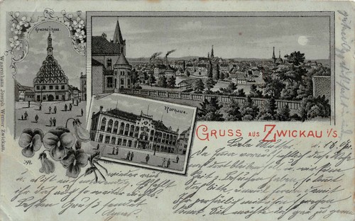 Gruss aus zwickau mit - gruss,
