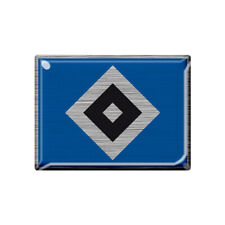 Hamburger SV HSV 3D-Aufkleber metallic "Raute"