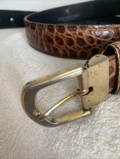 Herren Echte Ledergürtel, Krokodil-Prägung, Braun Von Schuchard&Friese ,95cm