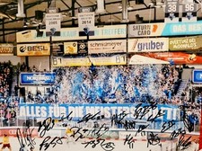 SIGNIERTES GROSSES ERC INGOLSTADT EISHOCKEY FOTO / BILD, TEAM 25/26 , CHOREO