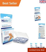 Natürliches Akupressur Armband Set - 2 Paar für Reise & Bewegung Krankheit Linderung