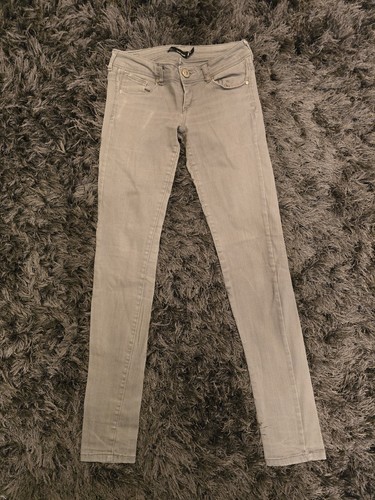 Graue skinny jeans von tally - jeans,