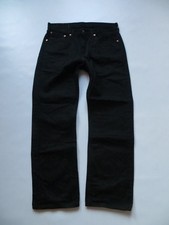 Levi's 751 Herren Jeans Hose W 33 /L 30, Schwarz ! Original Black Denim ! KULT !
