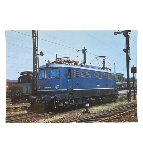 Postkarte zug eisenbahn lok - postkarte,