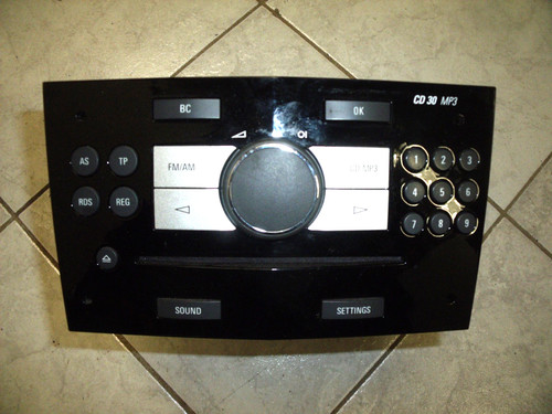 Opel astra radio piano black - opel,