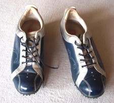 Golfschuhe Duca del Cosma Gr. 38,5 blau silber Spikes