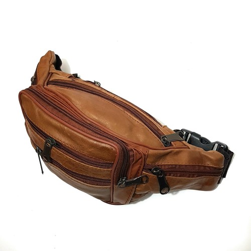 Leder gürteltasche - leder,