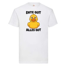 Ente gut alles gut | Quietscheente | Badeente v2 T-Shirt Weiß