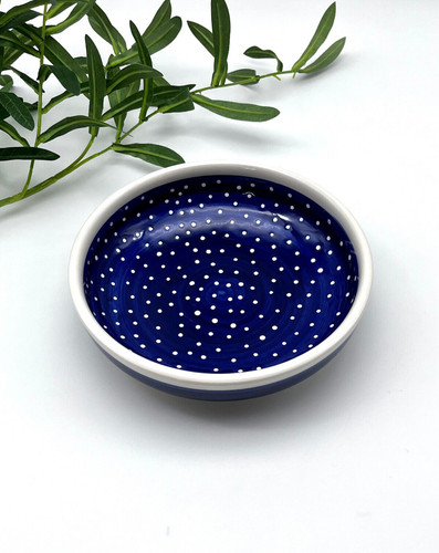 Schale aus keramik blau weiß - aus, keramik,