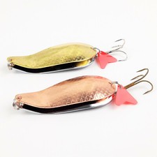 3 Stück DOPPEL BLINKER 43g Twin Double Spoon Spinn Jig Spinner Hecht Zander Wels
