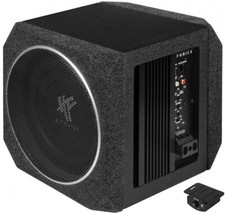 Hifonics ZX82A Aktiv Subwoofer mit Endstufe Bass mit Verstärker KFZ Auto