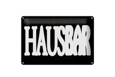 Blechschild 20x30cm gewölbt