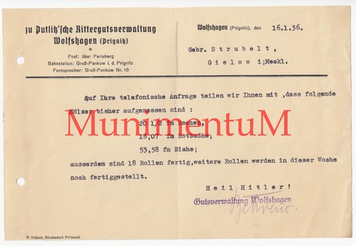 Putlitz sche - zu, putlitz'sche
