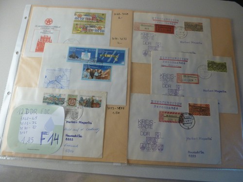 Ddr ersttagsbriefe fdc - ddr,