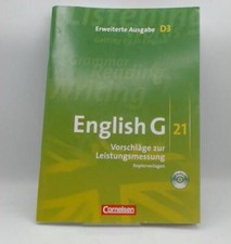English G 21 D3 Vorschläge zur Leistungsmessung Klassenarbeiten