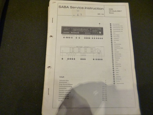 Original service manual - service,