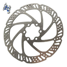 Fahrrad Bremsscheibe TR160-24 160 mm 6-Loch - Silber Edelstahl inkl. Schrauben 