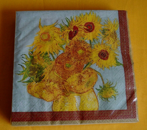 Servietten sonnenblumen - servietten,