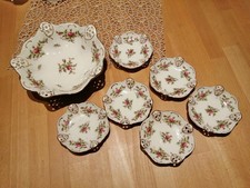 Classic Rose Collection Rosenthal Porzellan 1 Gebäckschale 19 cm 6 Teller 10 cm