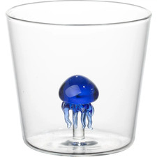 Becher / Glas mit Qualle 260