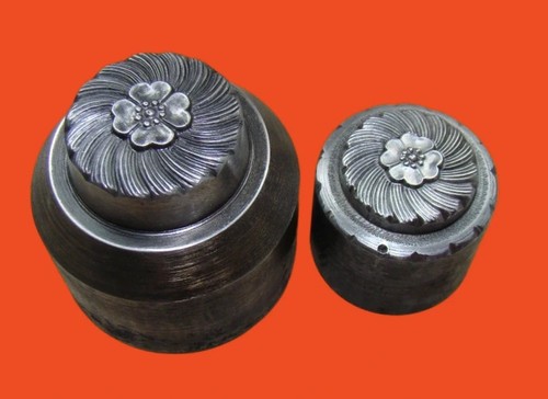 Stahl prägestempel blume - stahl,