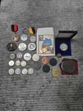 Medaillen Und Münzen Konvolut verschiedener Medaillen In Silber 