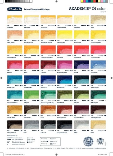 Schmincke akademie öl color - schmincke, Öl-color